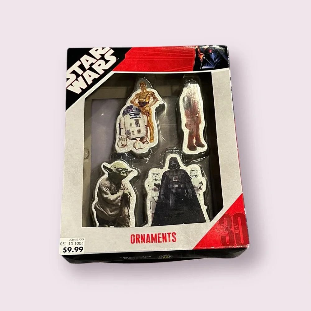 2007 Lucasfilm LTD Star Wars Christmas Ornament Set